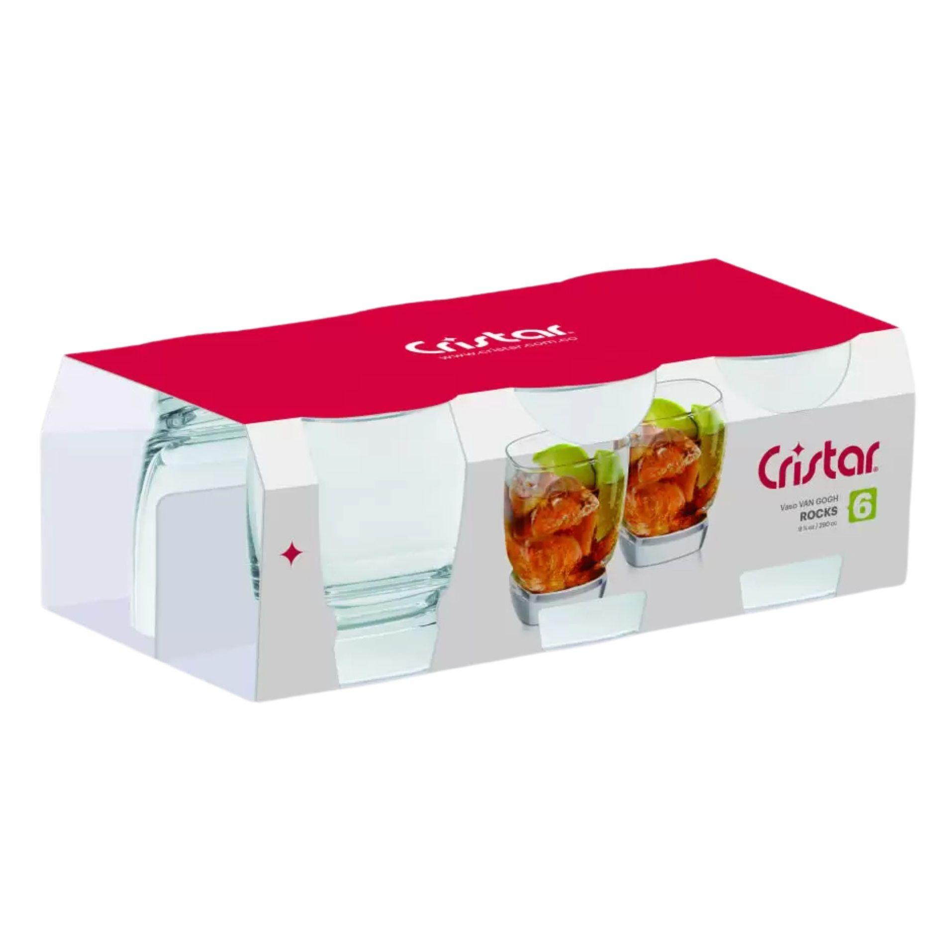 Set 6 Vasos Modelo Van Gogh Rocks Bajo De 290mL Cocina-3