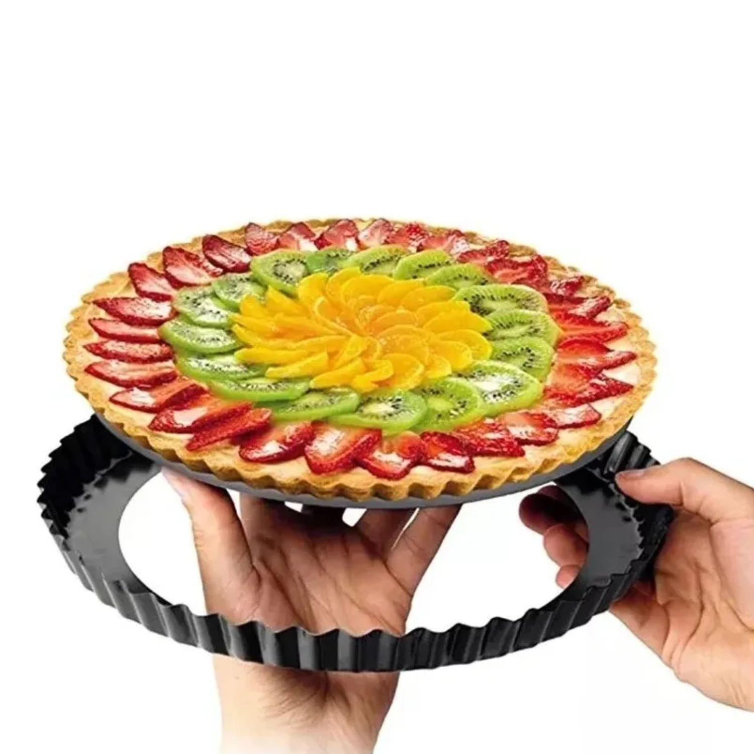 Set 2 Moldes Tartaletas Kuchen Desmontable 28cm Sweet Cook-2