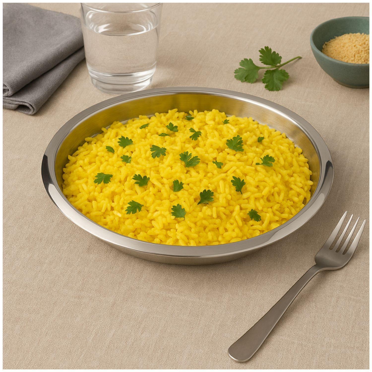 Bandeja Redonda Cuiner De Servicio 35cm Acero Inoxidable-3