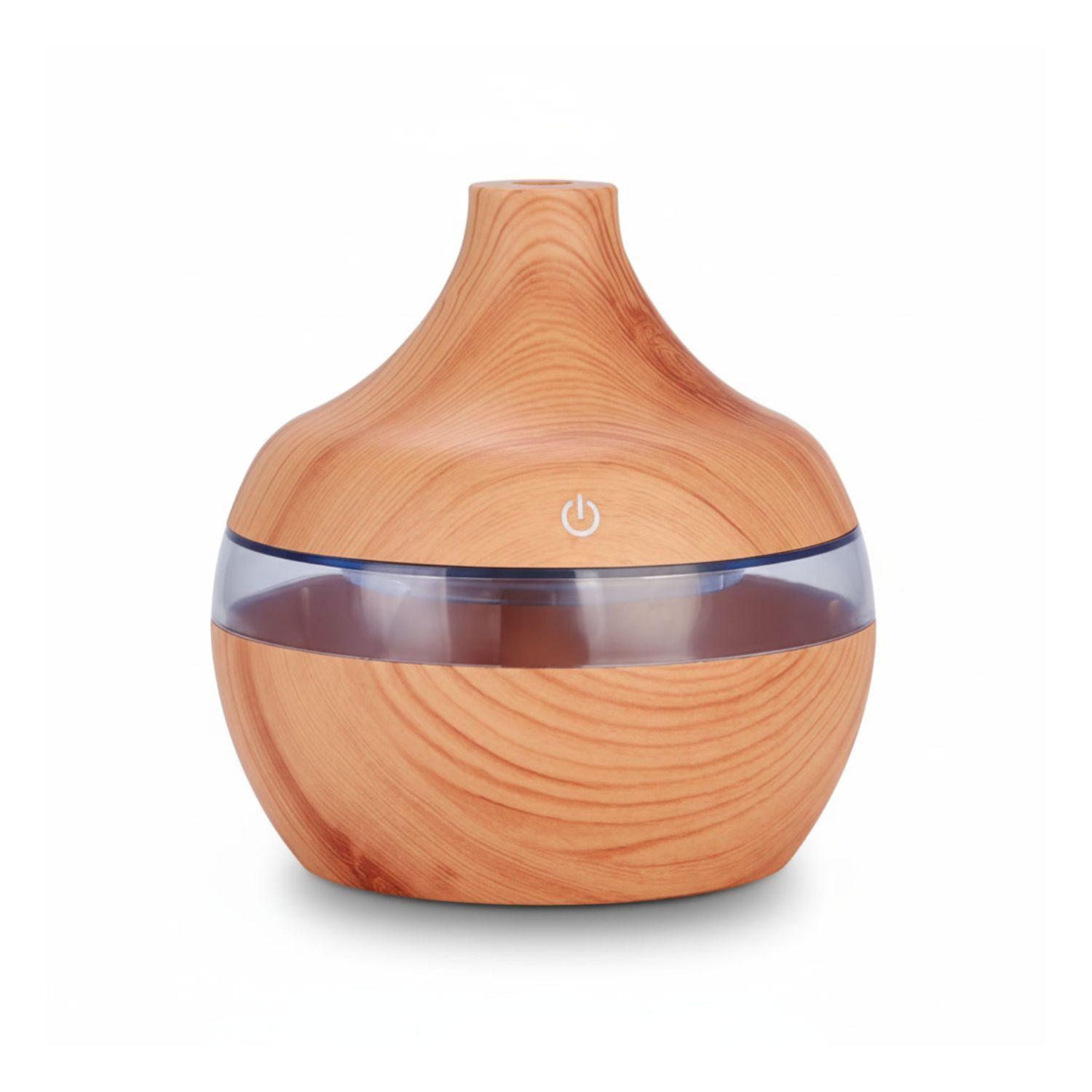 Pack 2 Humidificadores Aromatizador 12 Escencias Forma Grano Madera Claro-1