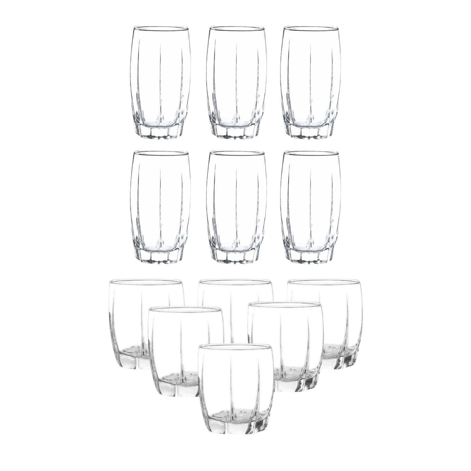 Set 12 Vasos Amadeus Menaje Cocina Cristar Elegante Vidrio-0