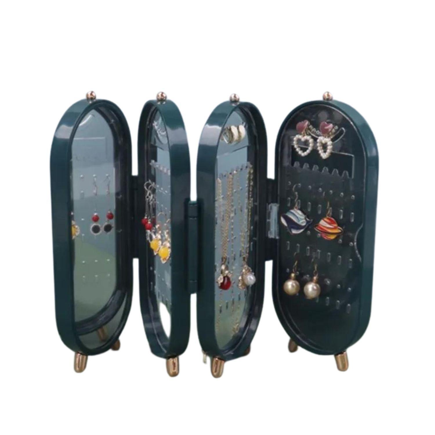 Organizador De Aros Desplegable 4 Caras 40cm Joyeria Coquette-0