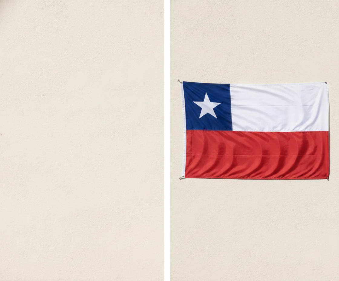 Bandera Chilena 140x210 Grande Trevira Tela Fiestas Patrias-8