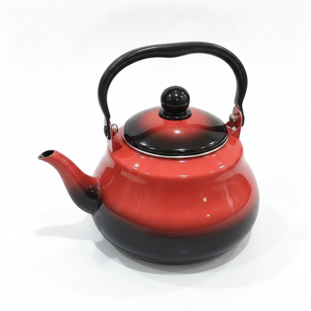 Tetera Esmaltada 1500mL Infusor Cuello Cisne Hervidor Te-6