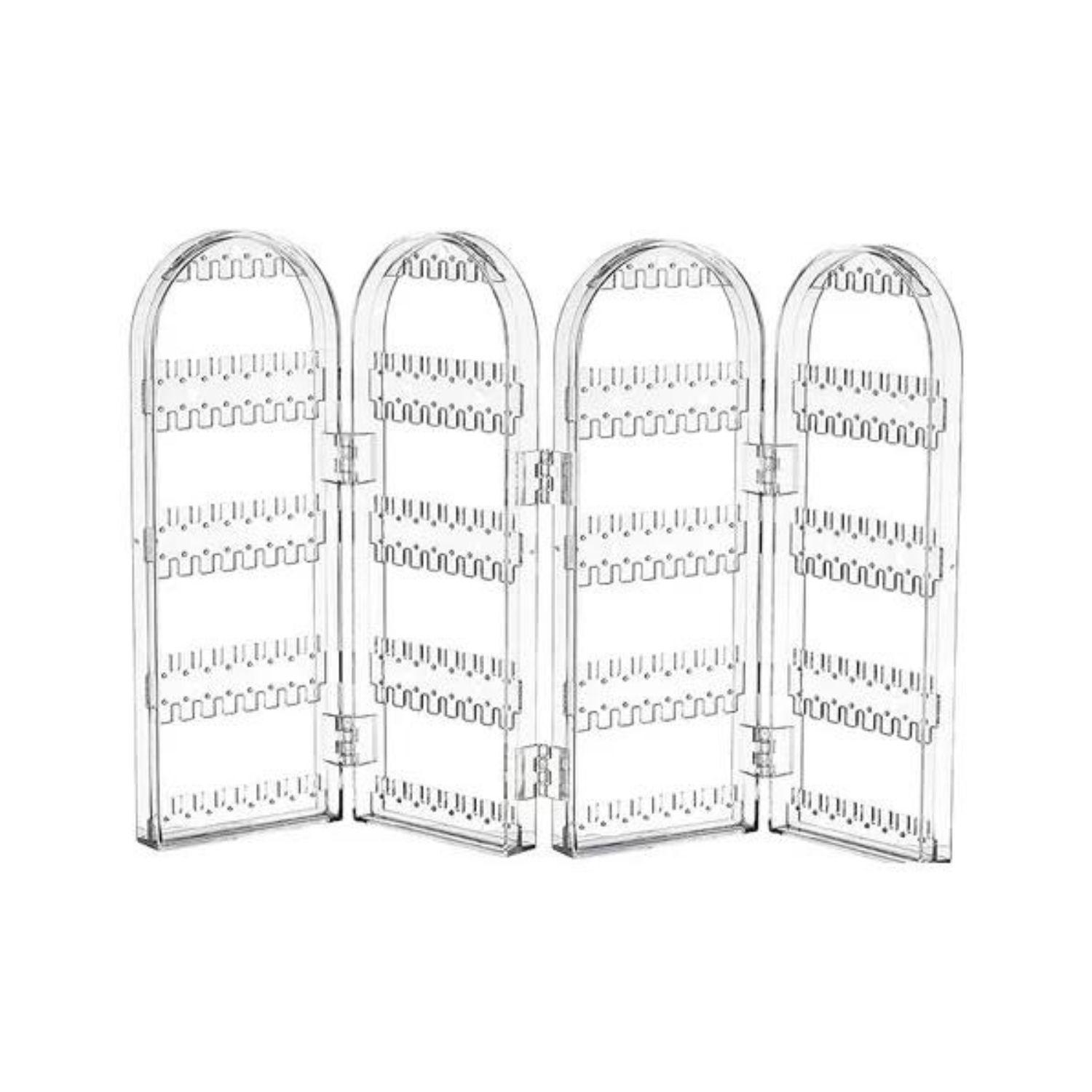 Organizador Aro Acrílico Plegable 4 Caras 8cm Colorido-2