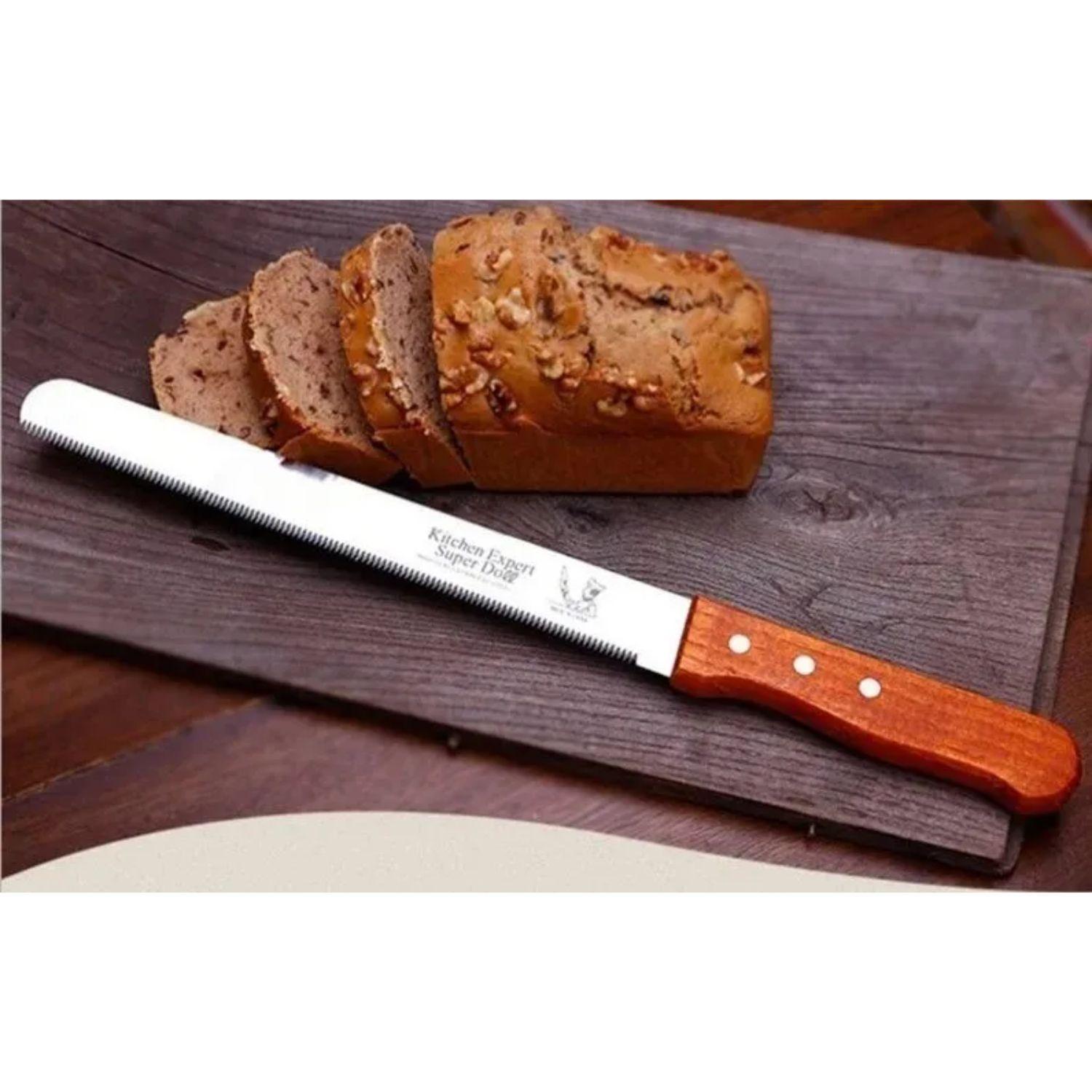 Cuchillo Para Cortar Pan Queque Bizcocho Torta Reposteria-2