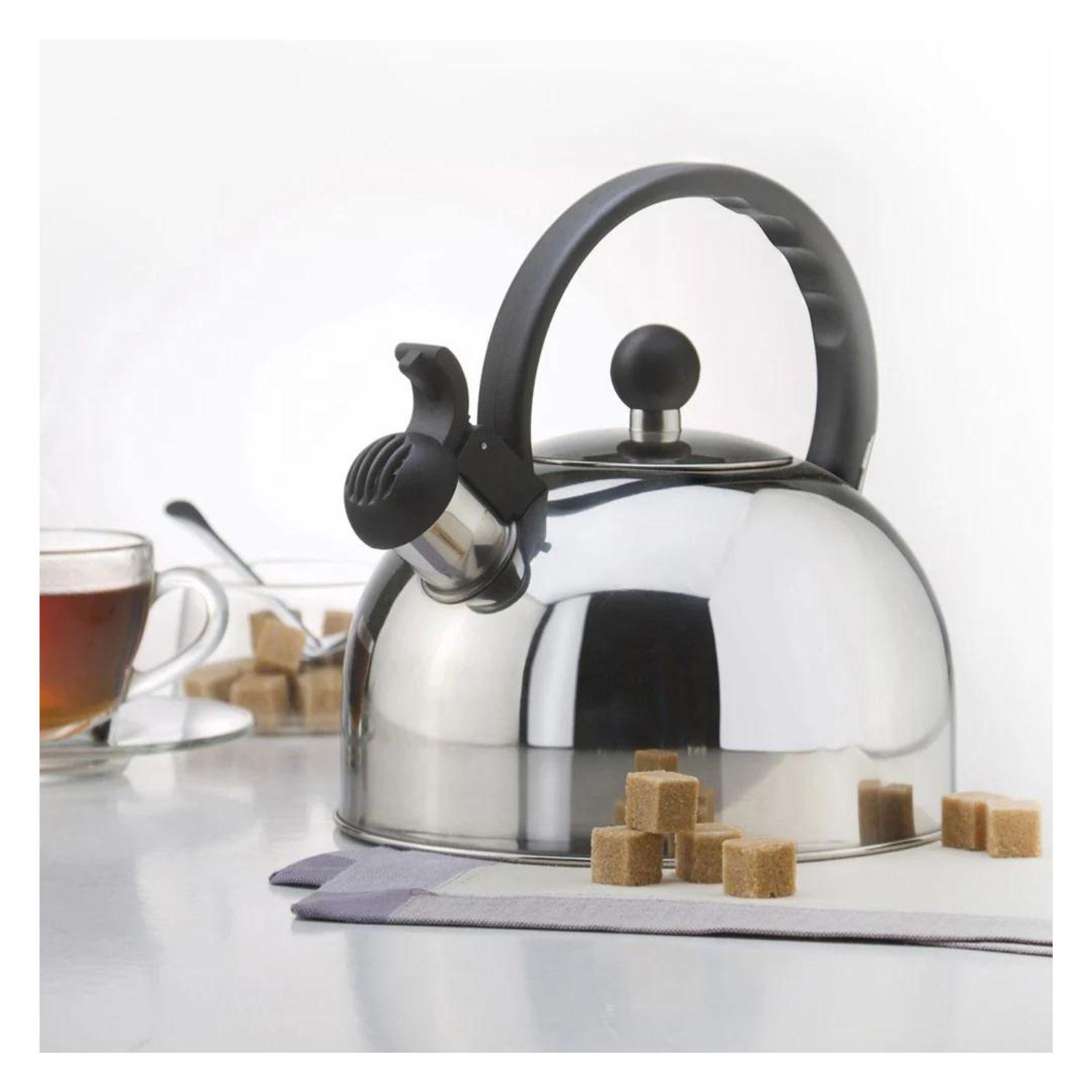 Tetera Sicilia de 2500mL Plateada Menaje Cocina Hogar-4
