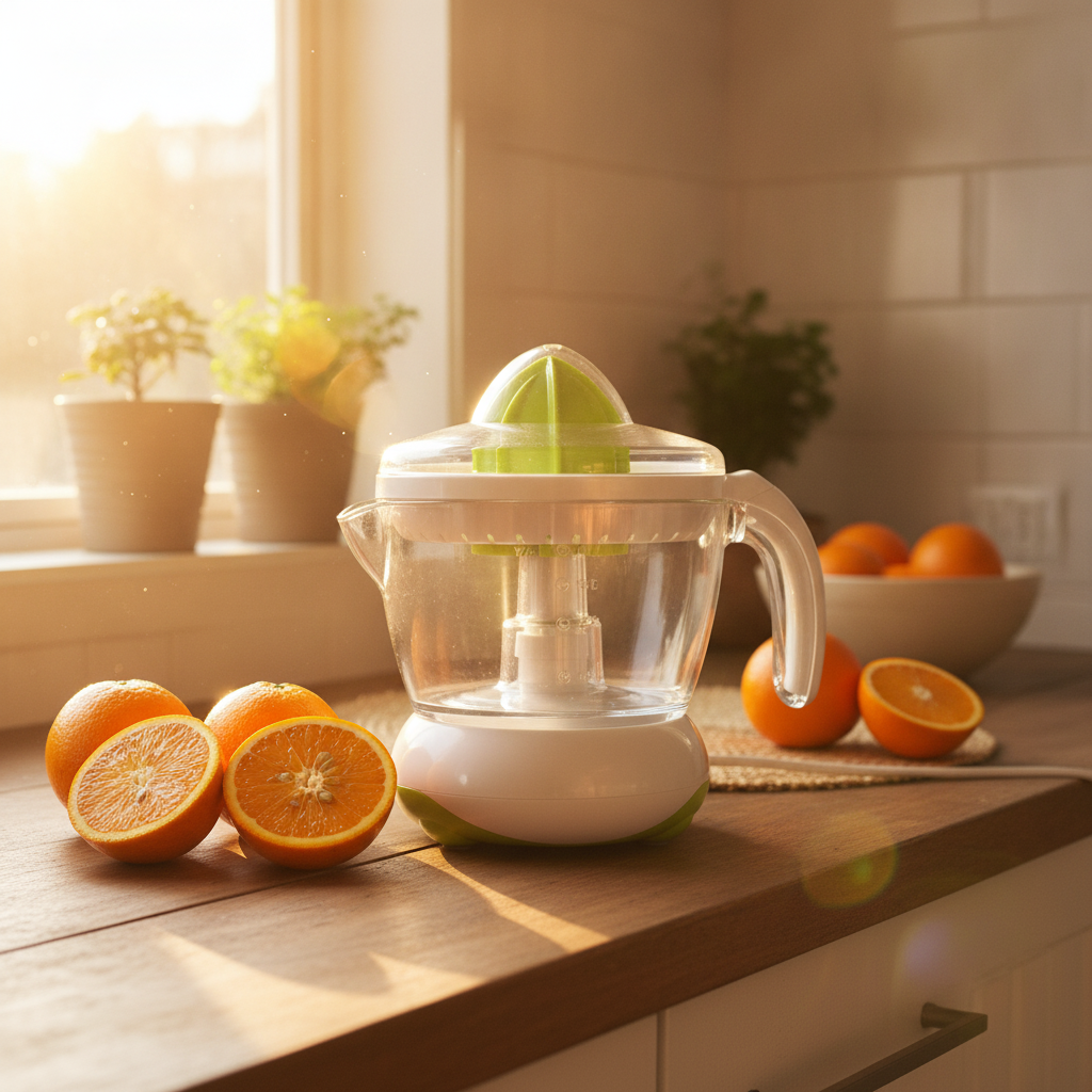 Exprimidor Eléctrico Cítricos 700ml Verde Sacajugos Naranja-1