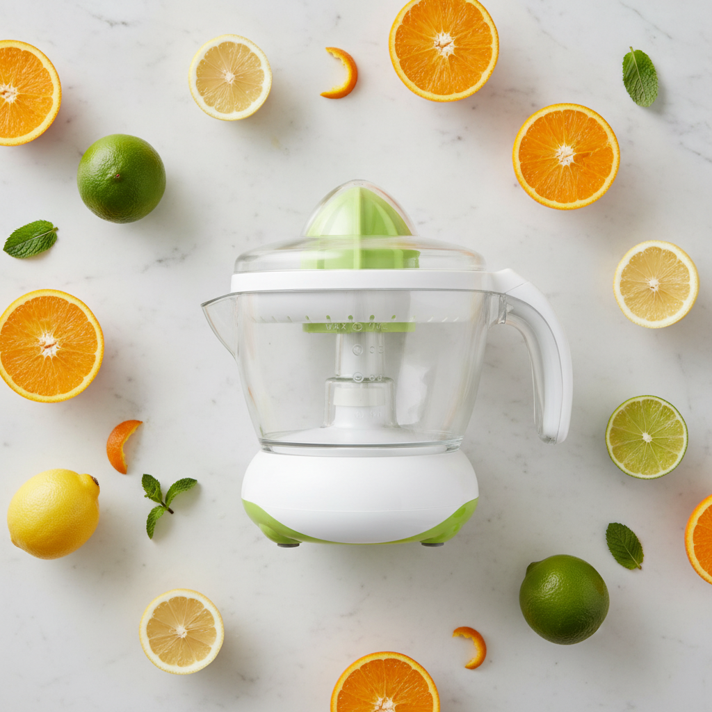 Exprimidor Eléctrico Cítricos 700ml Verde Sacajugos Naranja-5