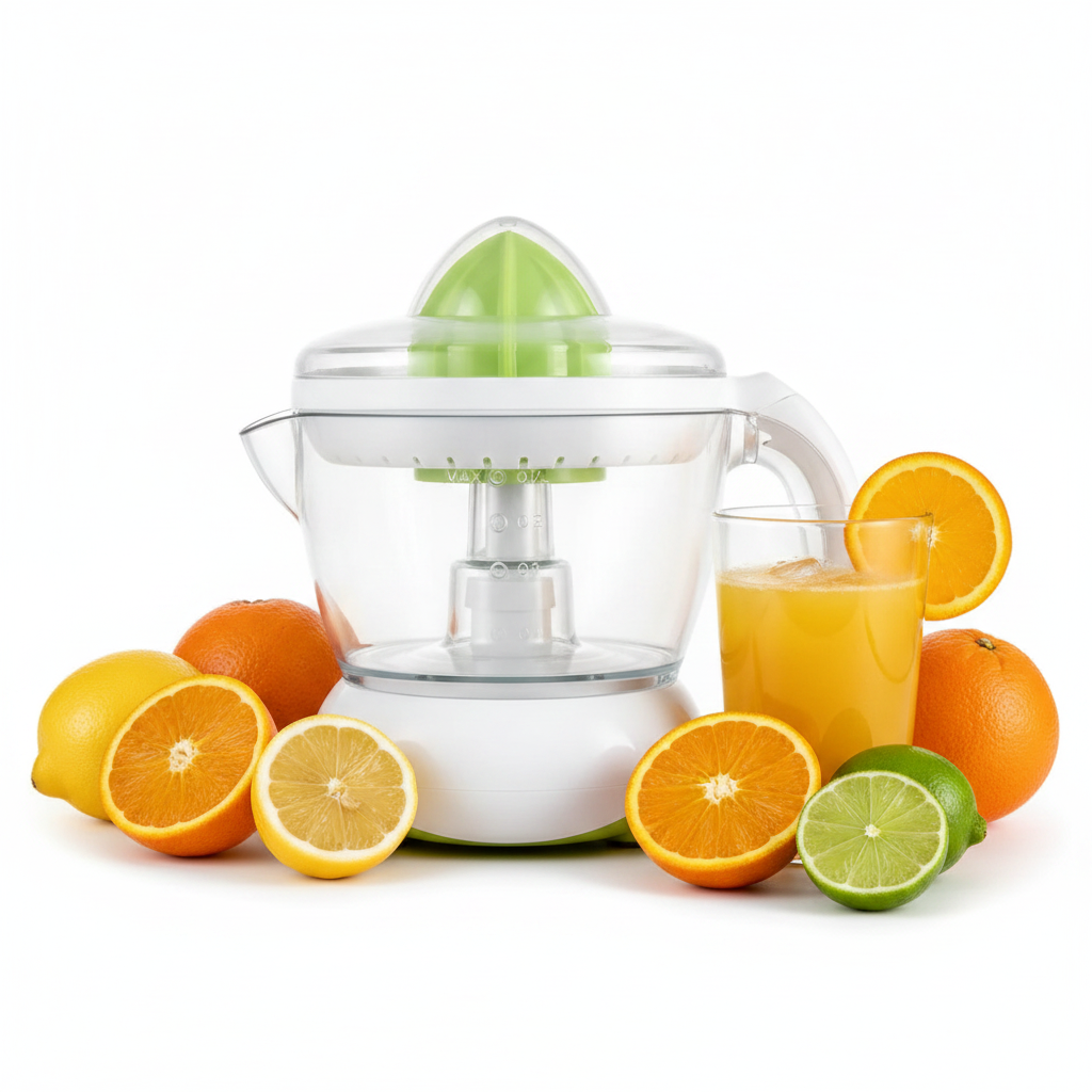 Exprimidor Eléctrico Cítricos 700ml Verde Sacajugos Naranja-9