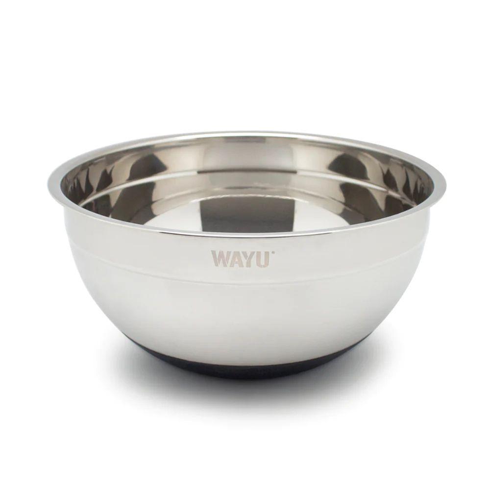 Bowl Ensaladera Acero Inoxidable Wayu 26 Cm Base Silicona-0