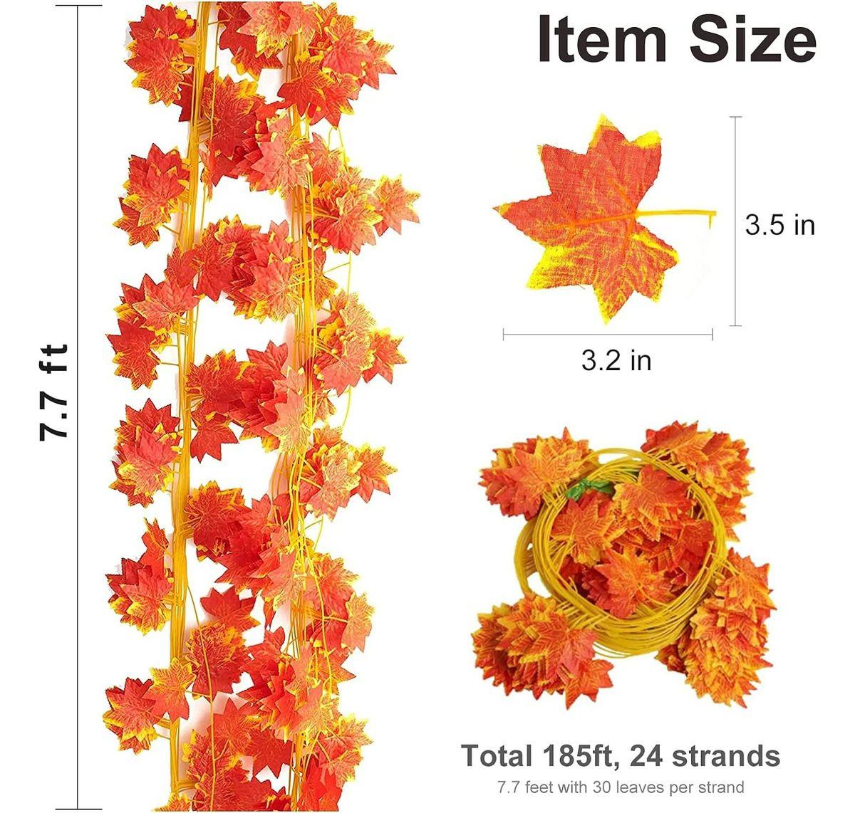 Pack 12 Tiras Planta Enrredadera Artificial 2.1m Decoración-2