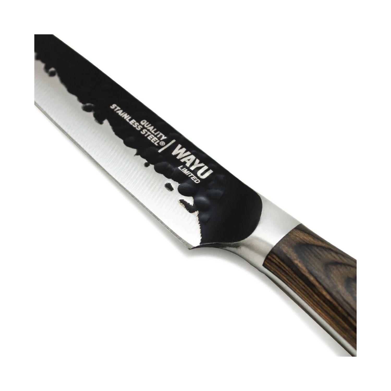 Cuchillo Hammer Mediano Wayu 25cm Acero Cocina-3