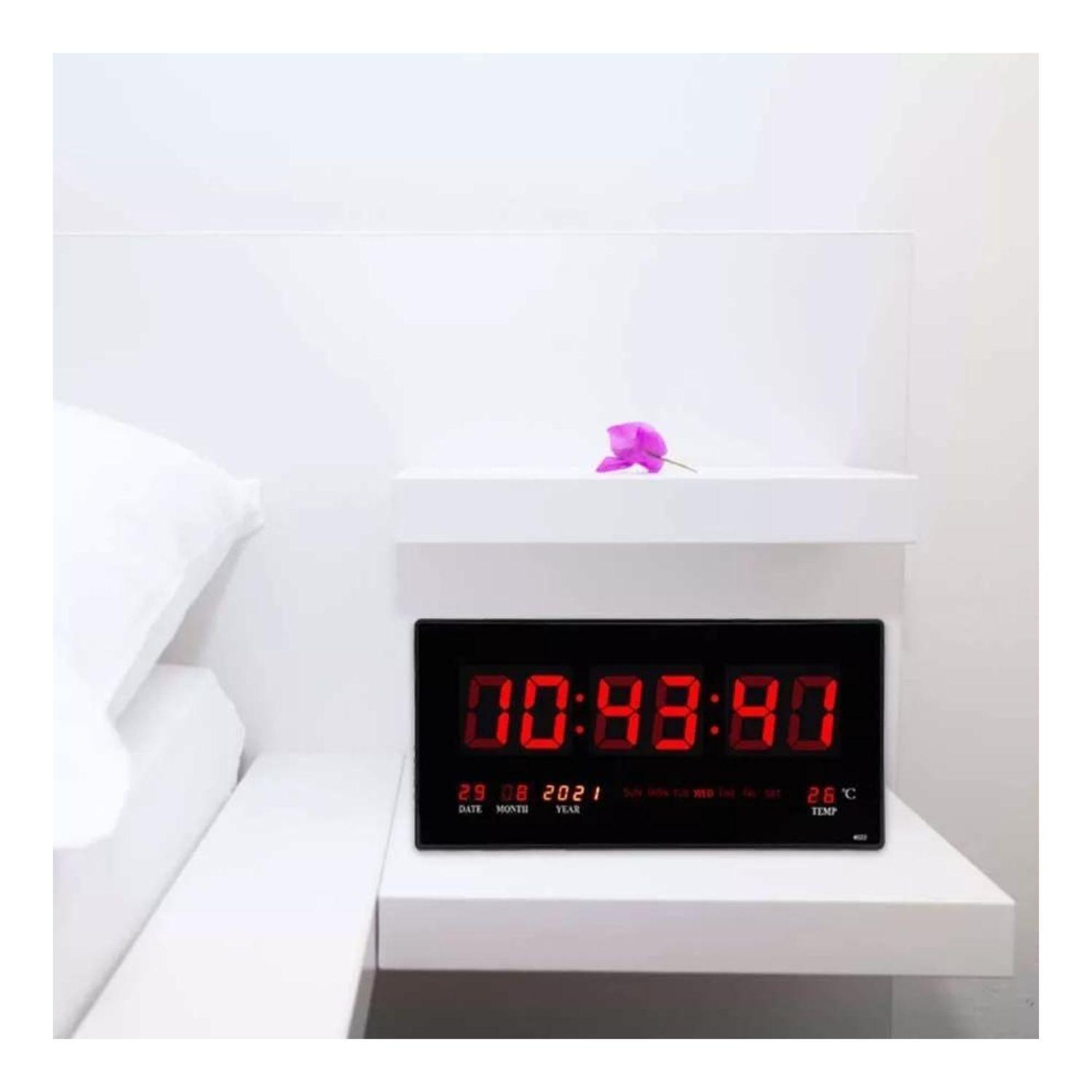 Reloj Digital Pared Led Jh4600 Fecha Temperatura Grande 47cm-2