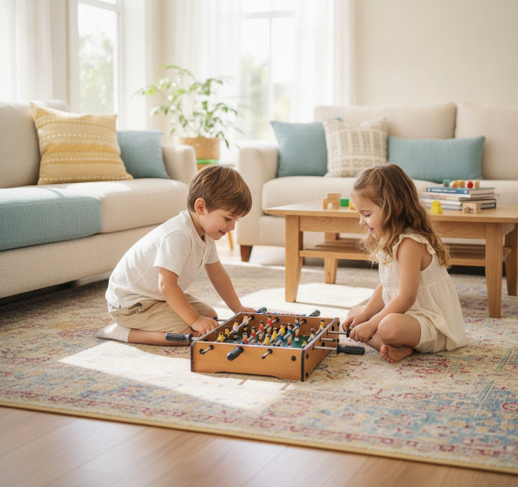 Taca Taca Mini Madera Futbolito Mesa 51cm Niños Familia-4