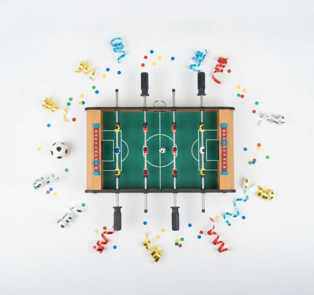 Taca Taca Mini Madera Futbolito Mesa 51cm Niños Familia-5