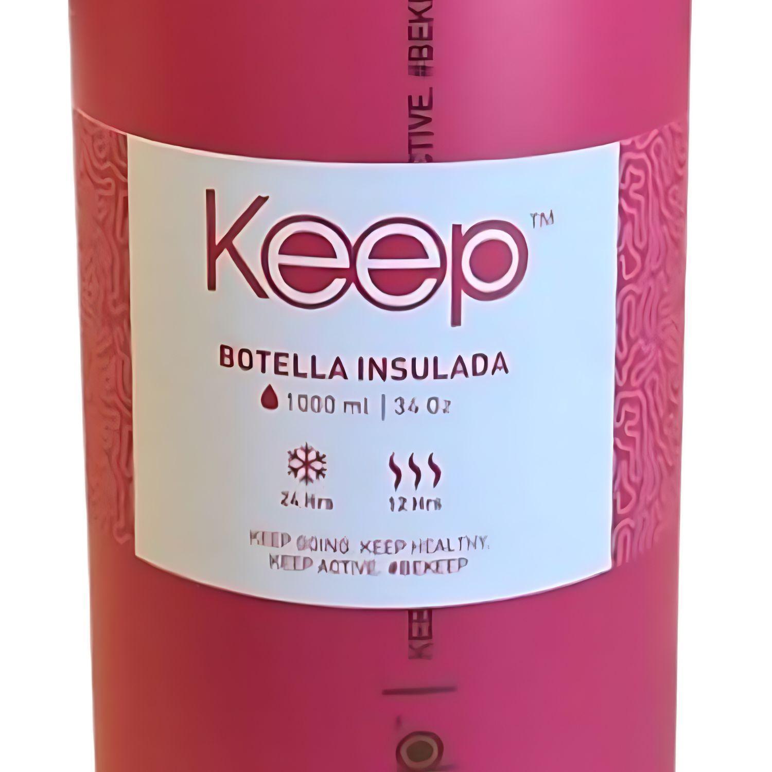 Botella Insulada Keep 1Litro Hidratacion Deporte-2