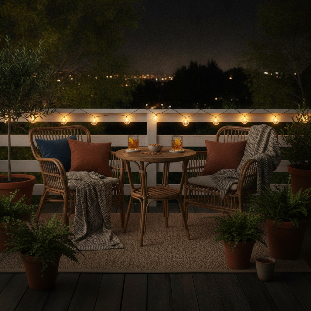 Guirnalda Solar 20 Luces Bolitas Led 6m Luz Cálida Terraza-2