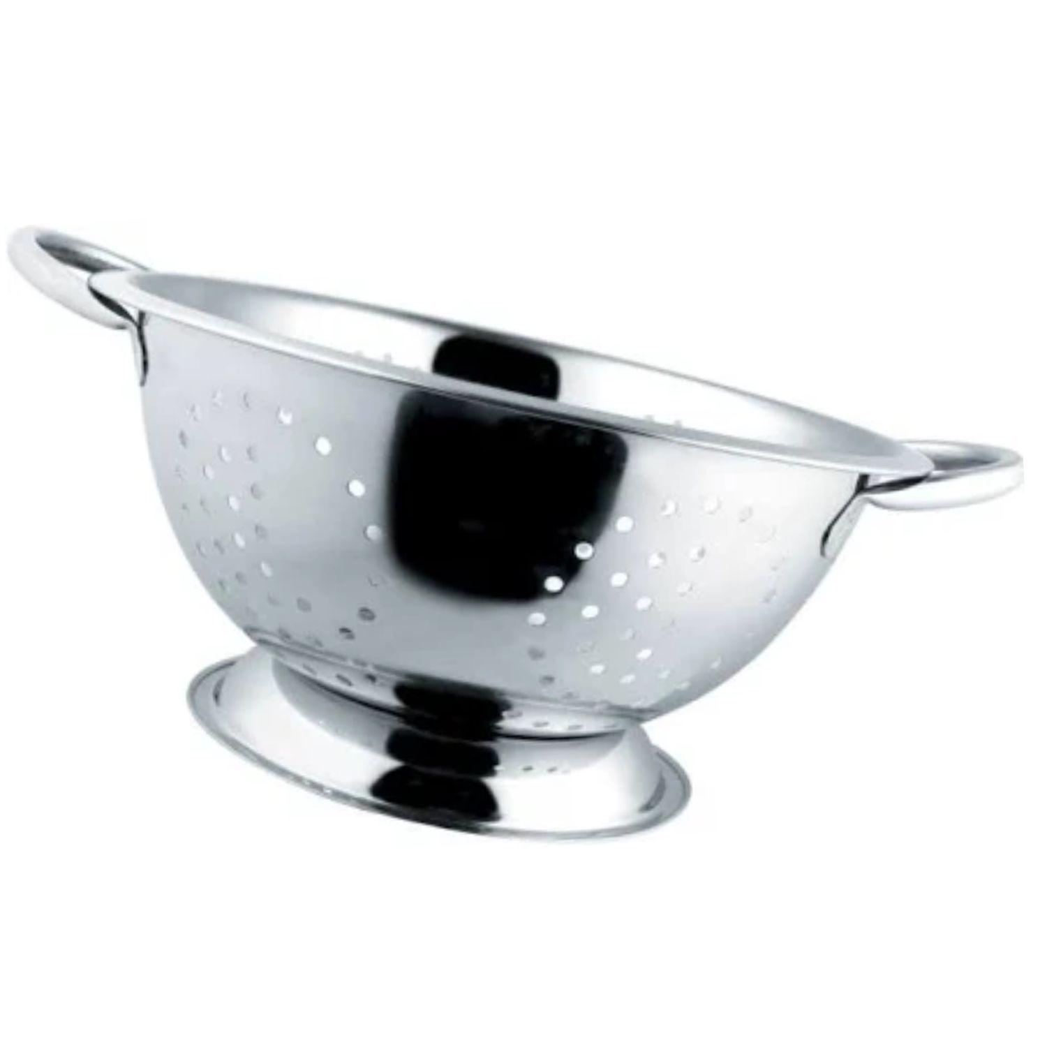 Colador Escurridor De Comida Cuiner Acero Inoxidable 24cm-3