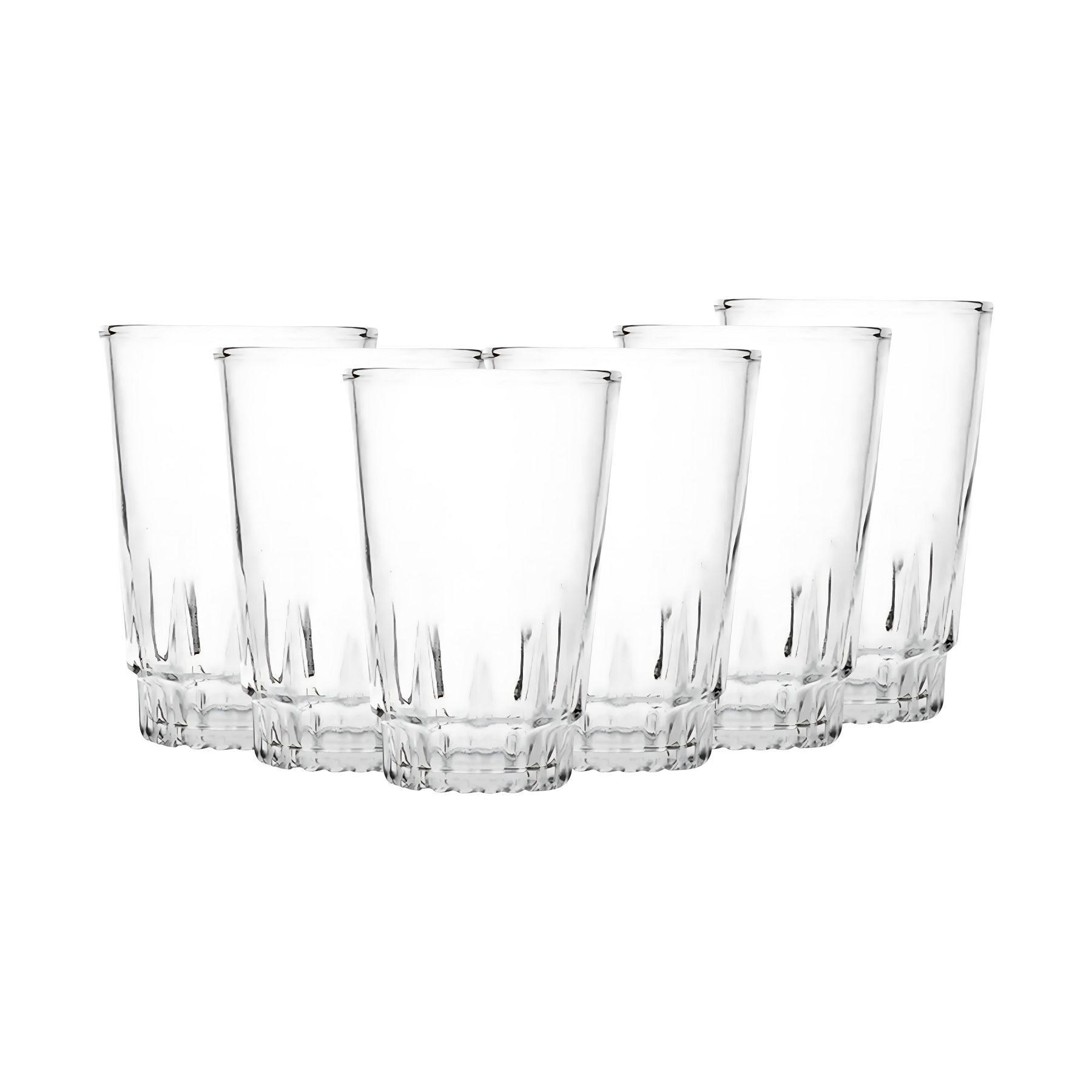 Set 12 Vasos Trago Altos Torino Bebidas Jugos Allegra 320mL-2