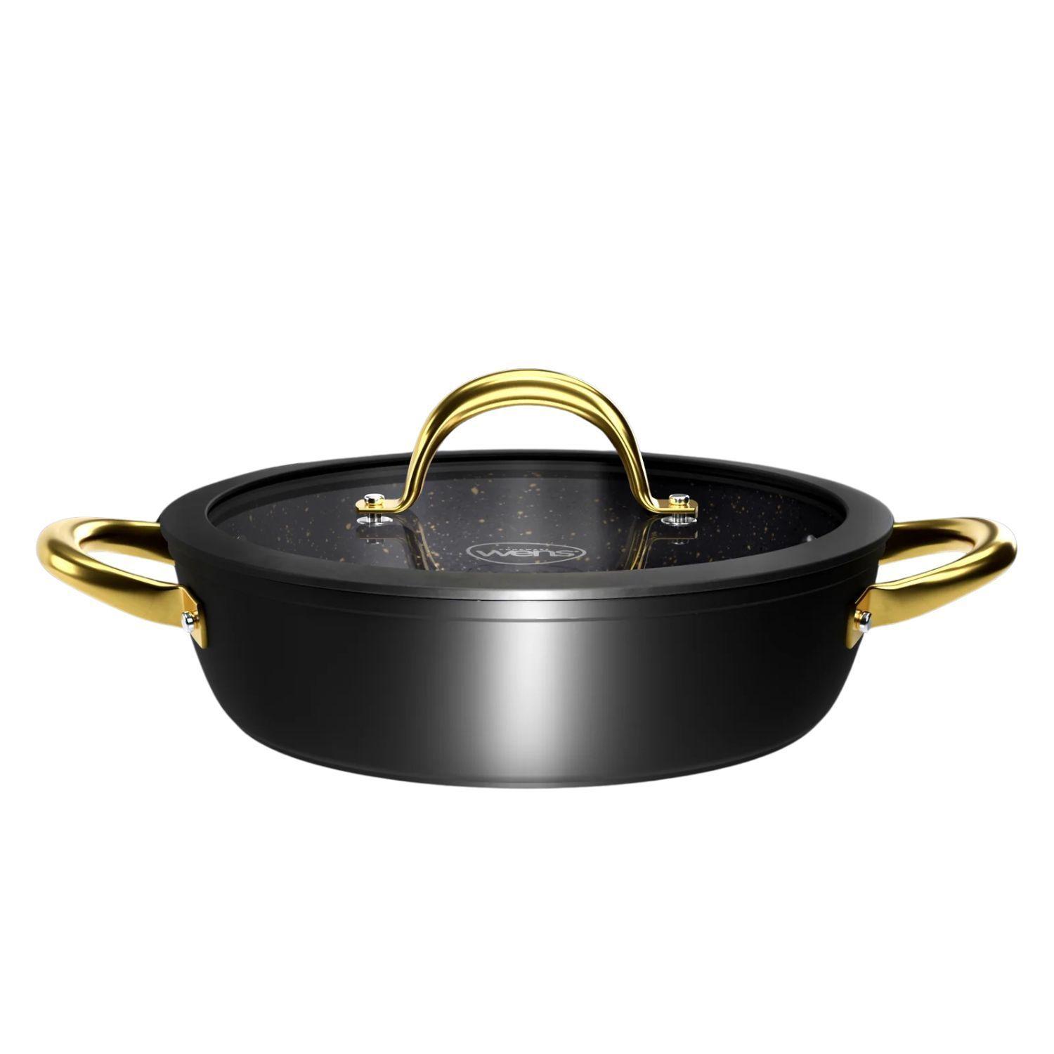 Bateria Cocina Wens Golden Series 7 Piezas Aluminio Forjado-1