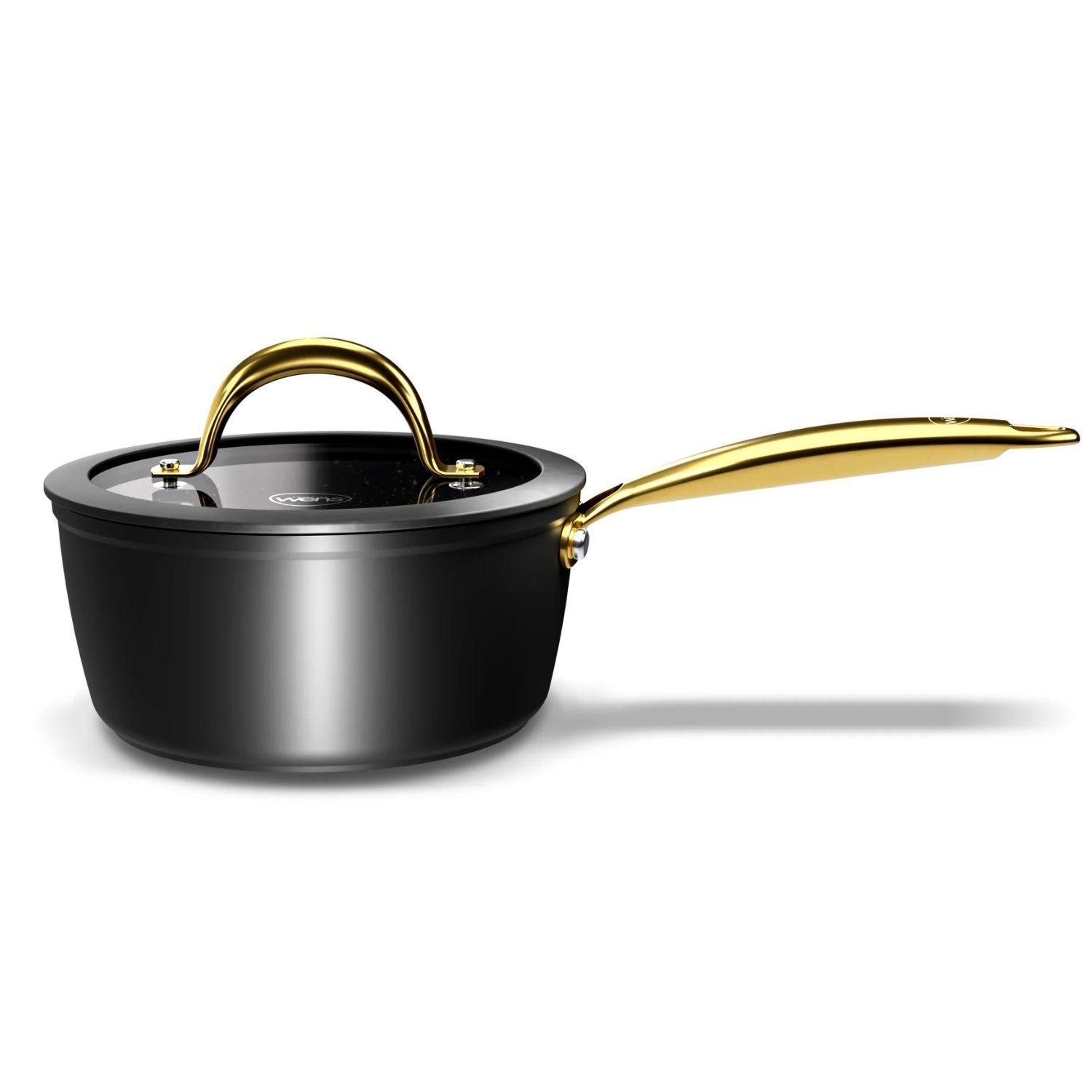 Bateria Cocina Wens Golden Series 7 Piezas Aluminio Forjado-2