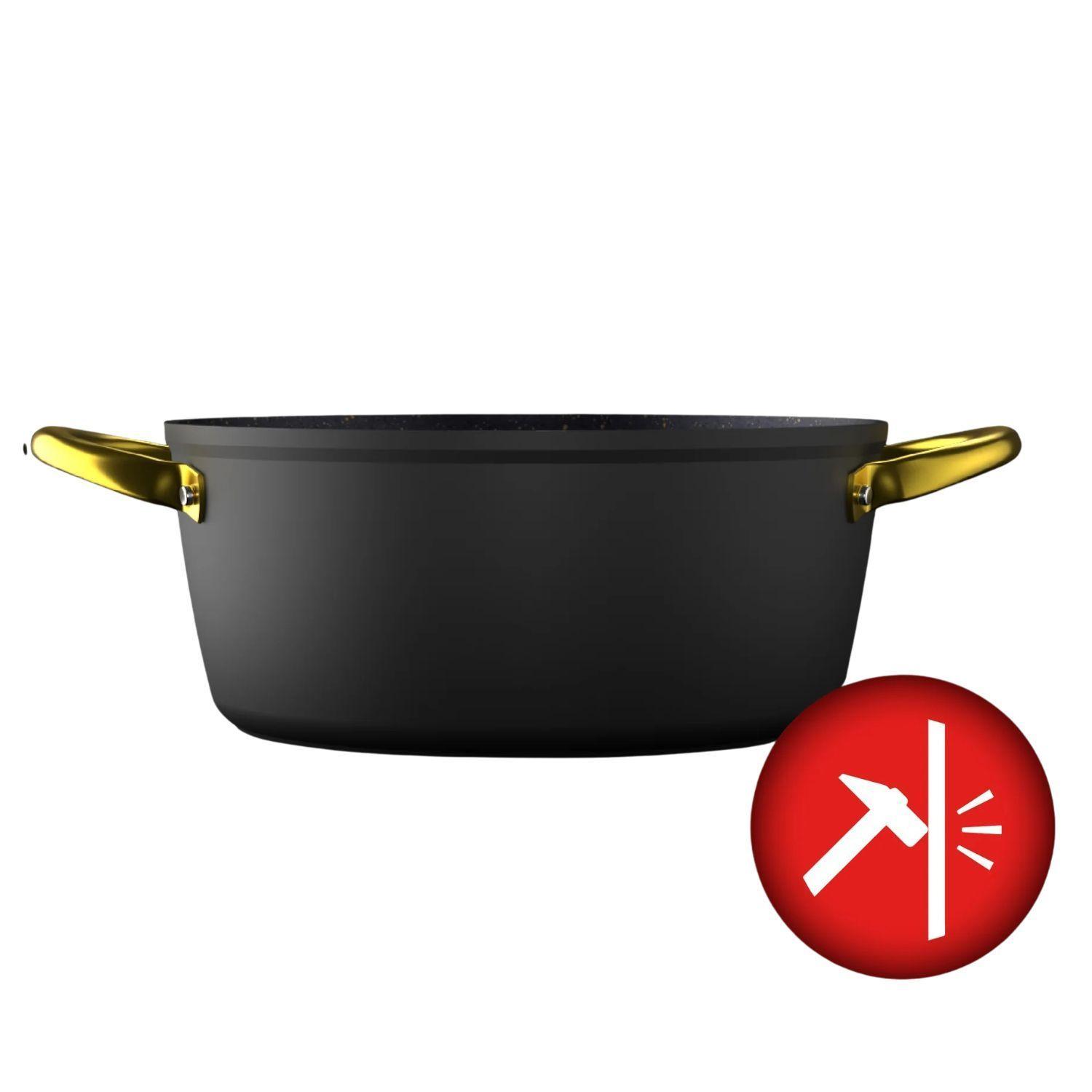 Bateria Cocina Wens Golden Series 7 Piezas Aluminio Forjado-3