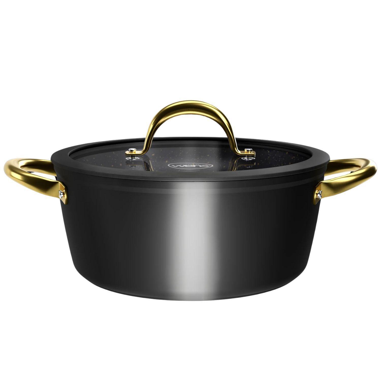 Bateria Cocina Wens Golden Series 7 Piezas Aluminio Forjado-4