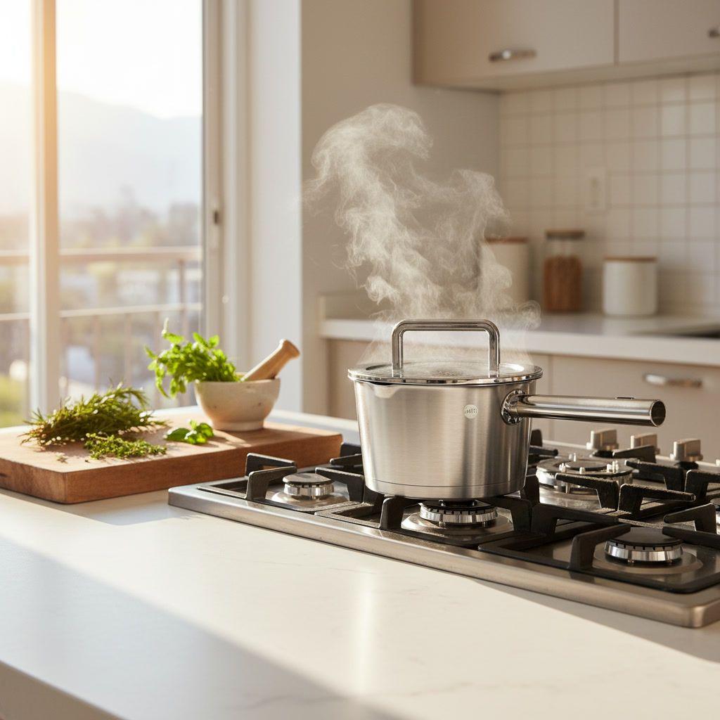 Cazo Acero Inoxidable 16cm Wens Tapa Colador Inducción-1