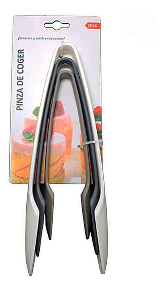 Set 3 Pinzas Para Alimentos Pinza De cocina Reposteria-0