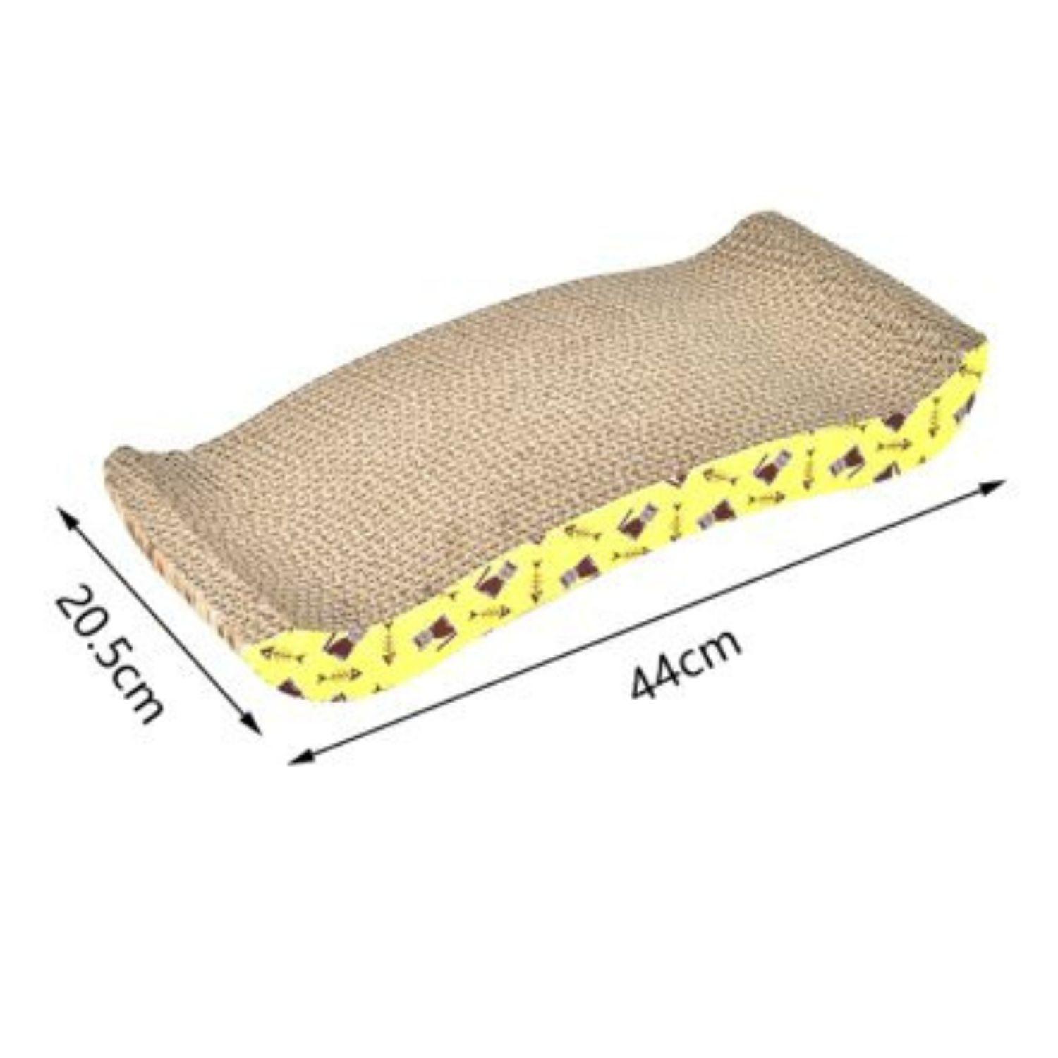 Rascador Uñas para Gatos de Carton Corrugado Forma Curva-2