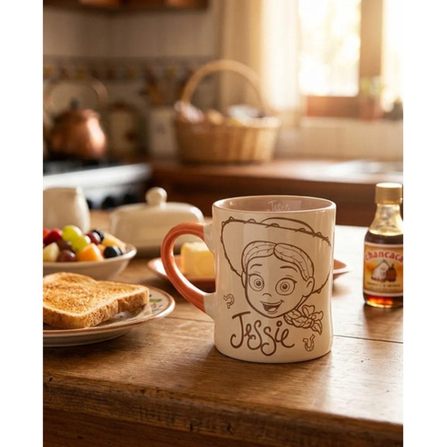 Mug Tazon Jessie Toy Story 5 400ml Curvo Ceramico Beige-4
