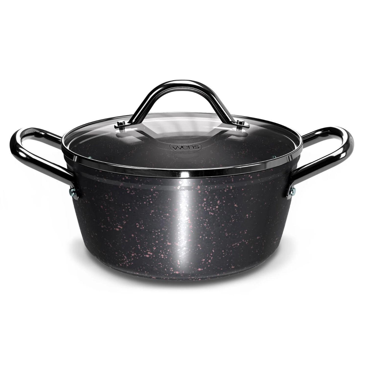 Bateria Cocina Wens Pompei 7 Piezas de Aluminio Forjado-1