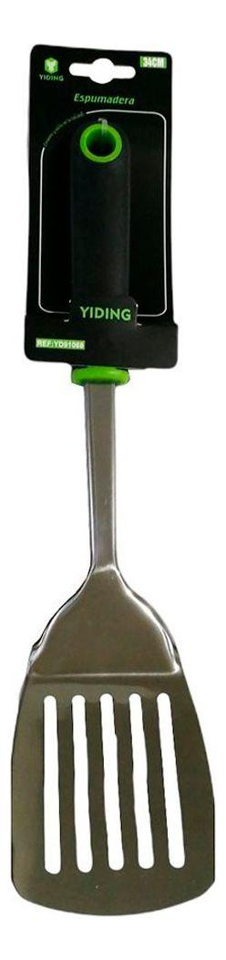 Espatula Para Freir Metalica  34 Cm Con Mango Plastico-0