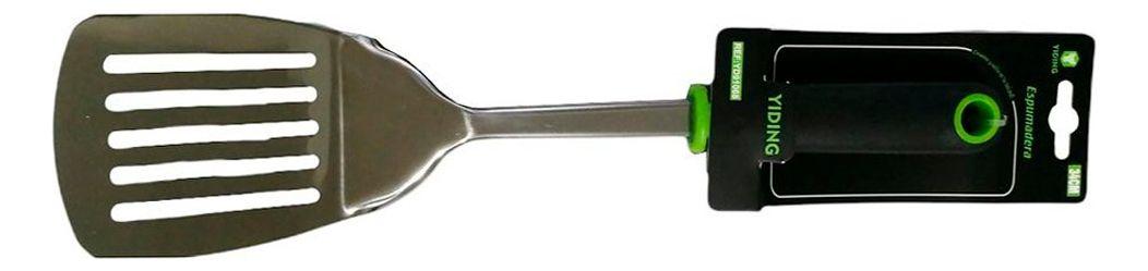 Espatula Para Freir Metalica  34 Cm Con Mango Plastico-1