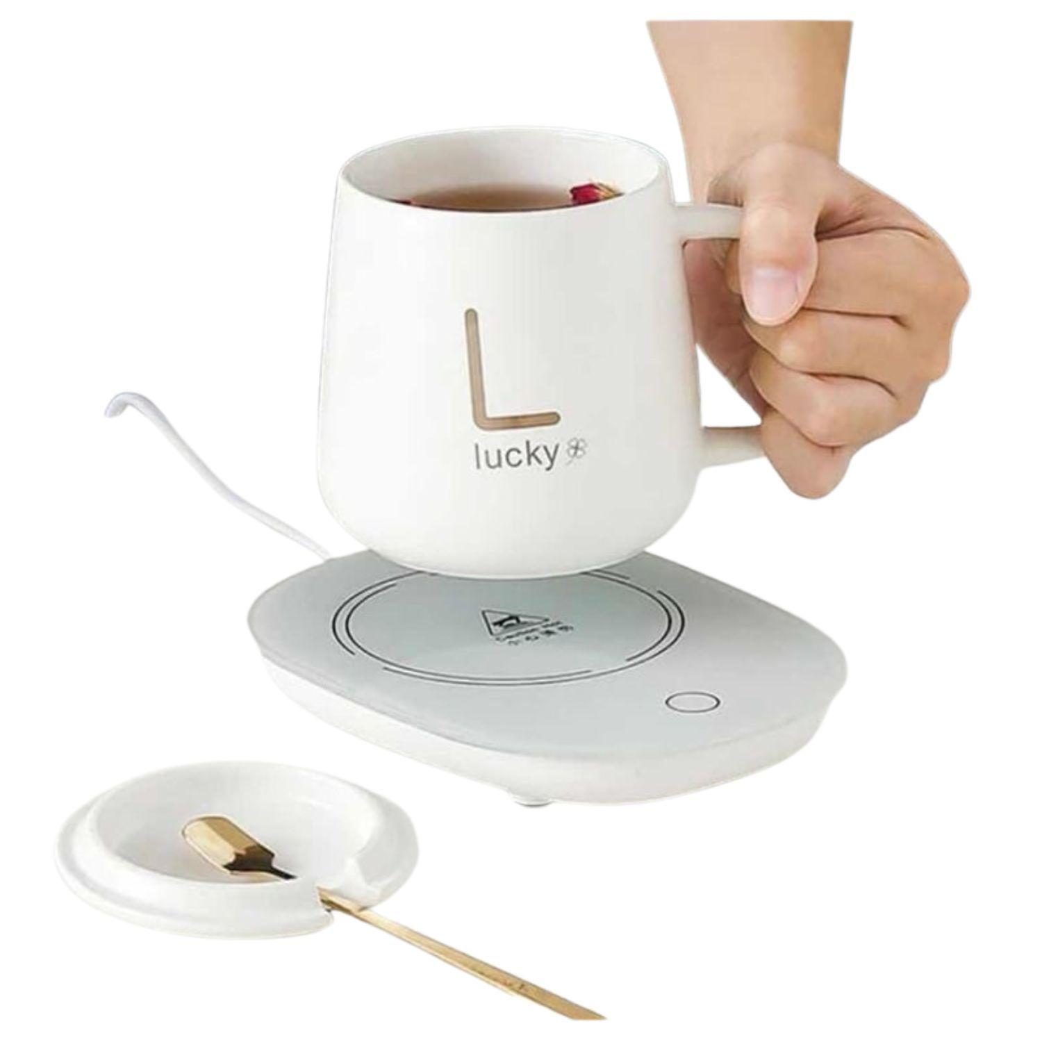 Taza Con Calentador Eléctrico Para Café Té Leche usb-0