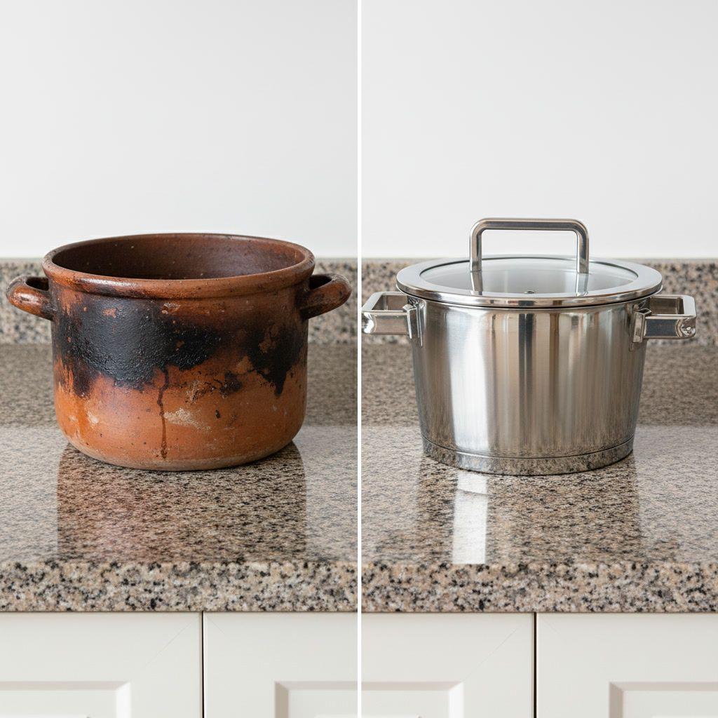 Olla Cacerola Acero Inoxidable 18cm 2.6L Wens Induccion-6