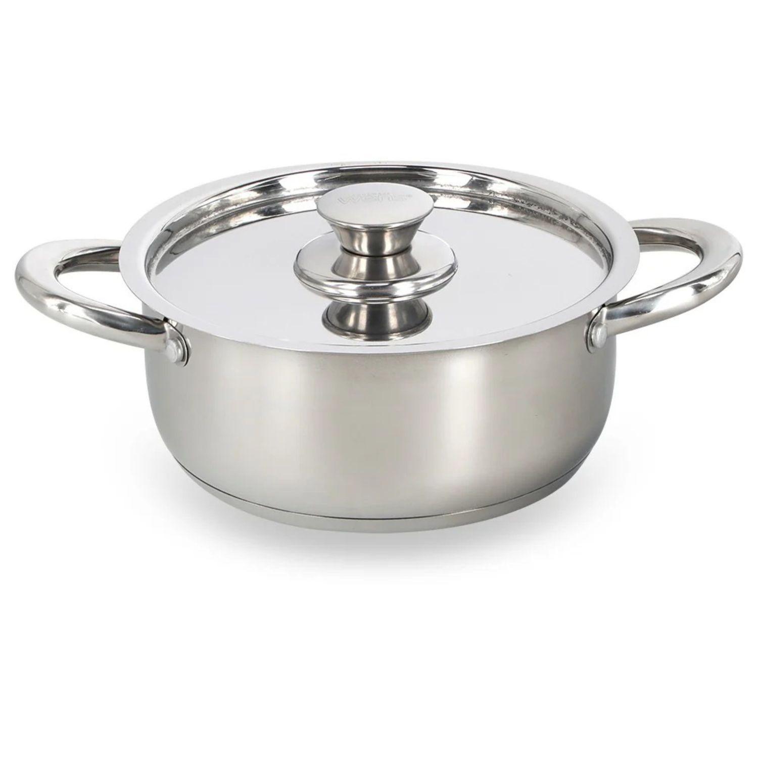Bateria Cocina Wens 8 Piezas Acero Inoxidable Cocina 460-8SS-2