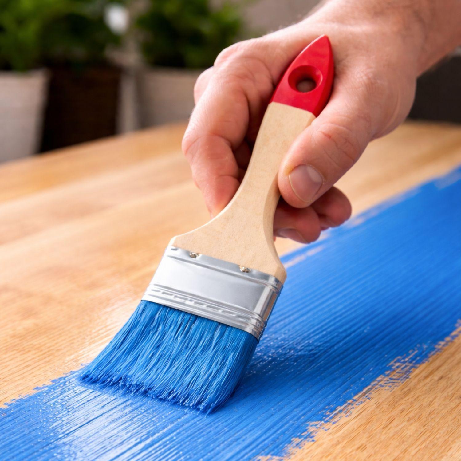 Set 3 Brochas Mango Madera 2 Pulgadas Para Pintura Pintar-4