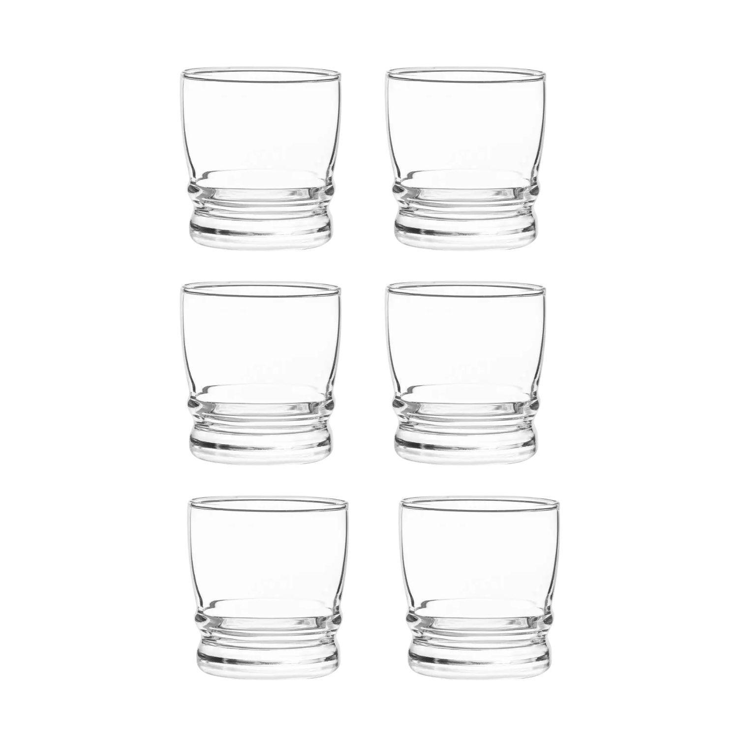 Set 6 Vasos Madeira Rocks 304mL Menaje Cocina Cristar-3
