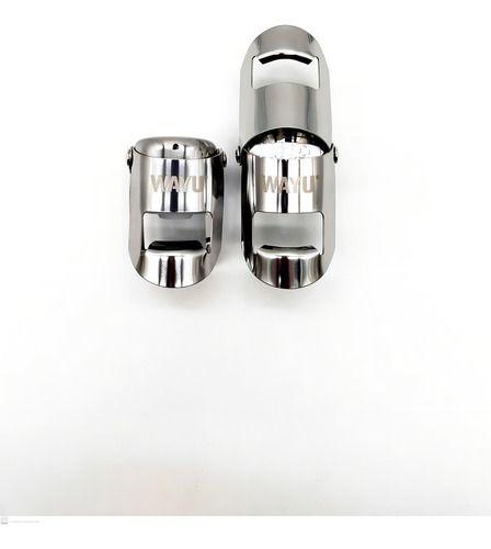 Set Sellador Tapon Espumante Champaña Wayu Premium Tragos Color Gris-3