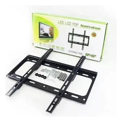 Soporte Pared Lcd Led Plasma Tv Monitor 26 A 63 Pulgadas Color Negro-0