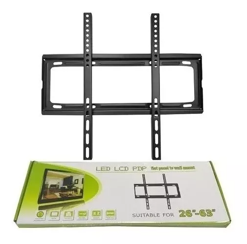 Soporte Pared Lcd Led Plasma Tv Monitor 26 A 63 Pulgadas Color Negro-1