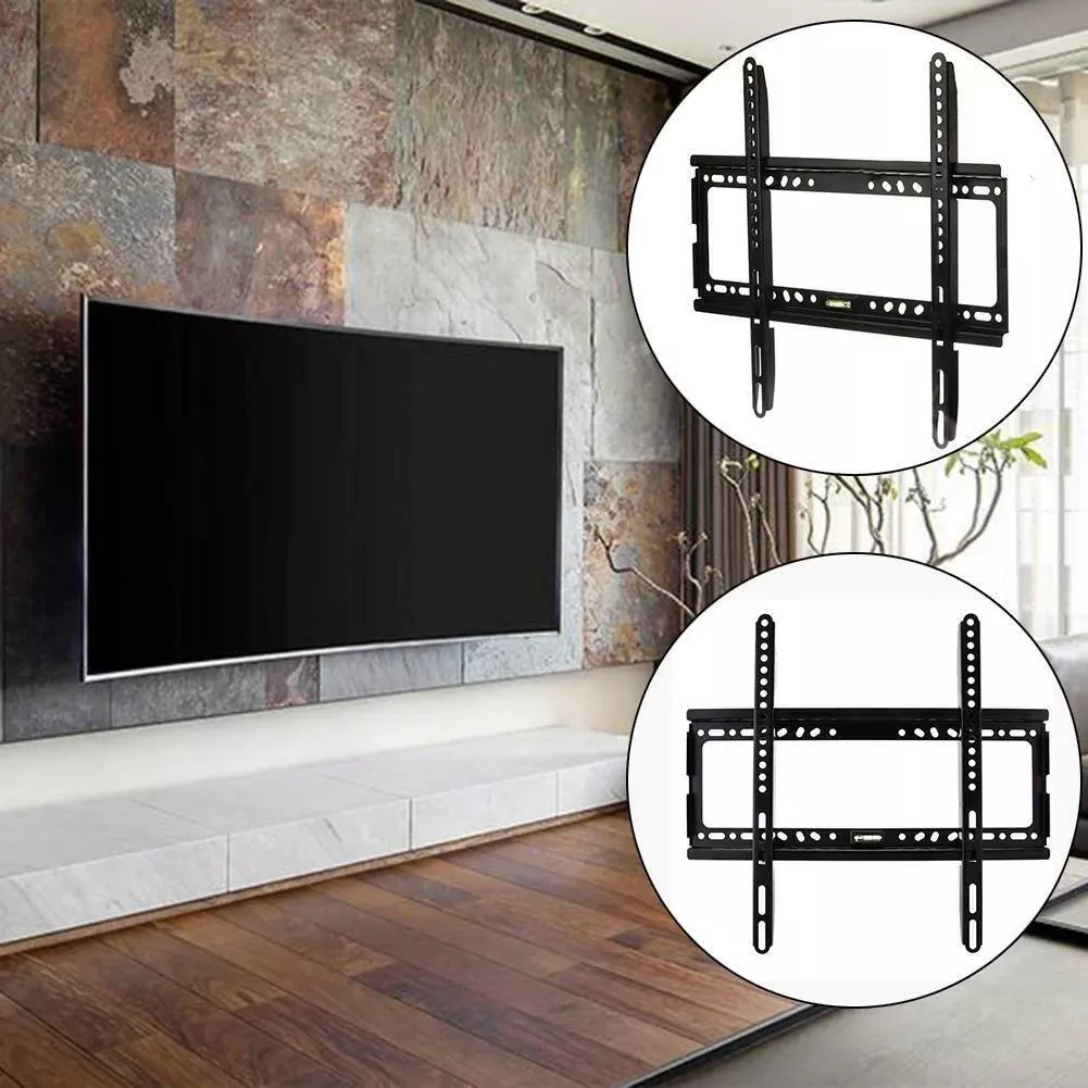 Soporte Pared Lcd Led Plasma Tv Monitor 26 A 63 Pulgadas Color Negro-7