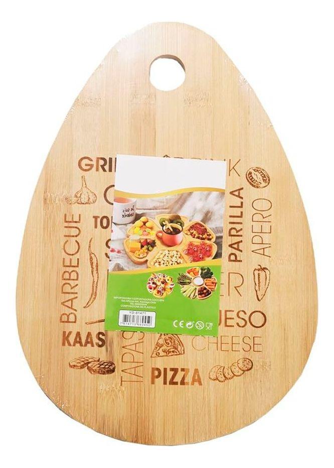 Tabla De Pizza Madera 24x34 Cm Tablas Para Picoteo Madera-0