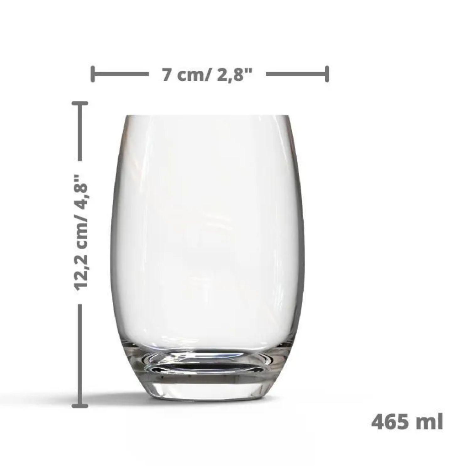 Set 6 Vasos Modelo Mikonos Transparentes De 460mL Ocasiones-3