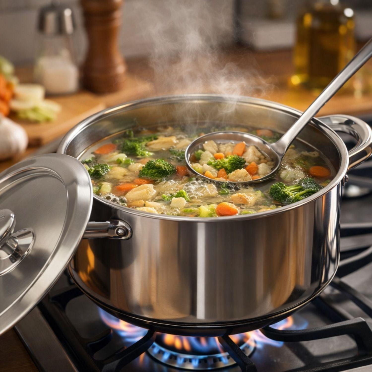 Cacerola Olla Wens Acero Inoxidable 24cm De Cocina-1