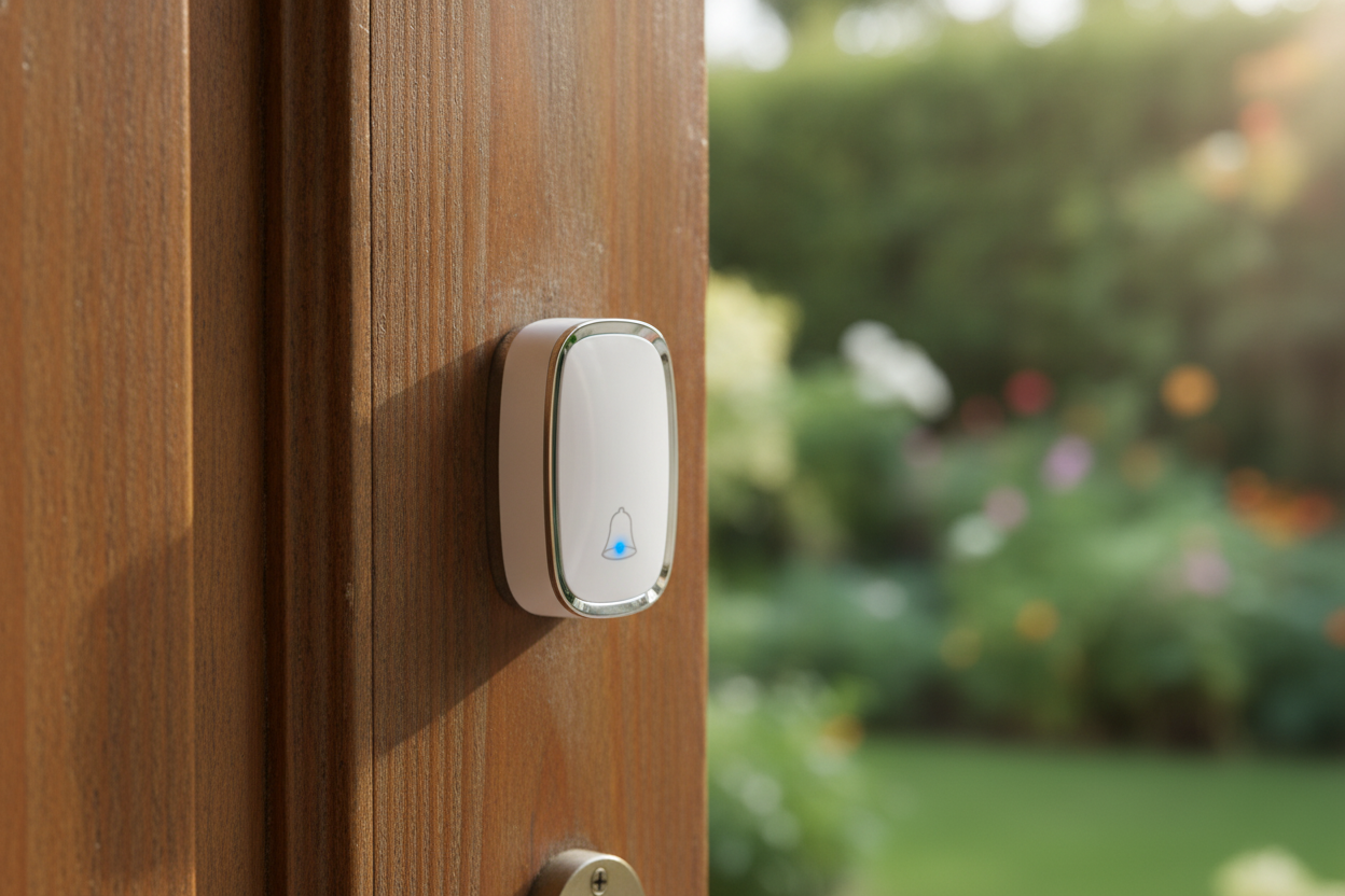 Timbre Inalambrico 300m Exterior Impermeable IP44 Hogar-4