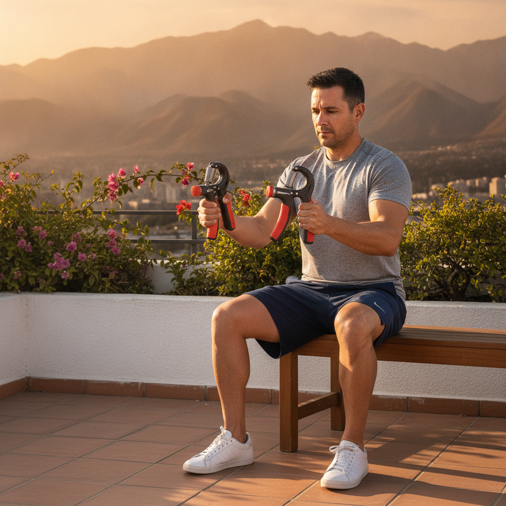Ejercitador Fortalecedor Manos Ajustable 5-60kg Hand Grip-4