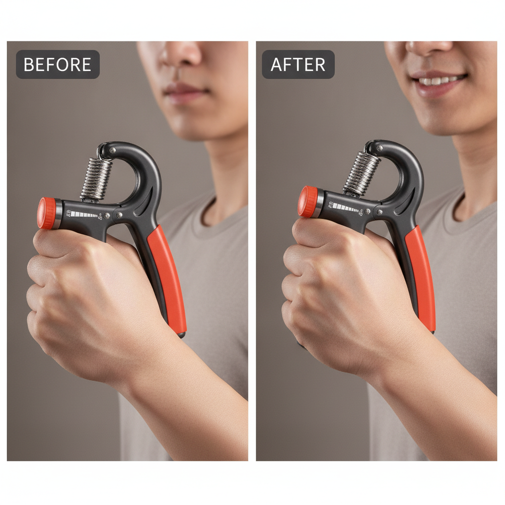 Ejercitador Fortalecedor Manos Ajustable 5-60kg Hand Grip-6